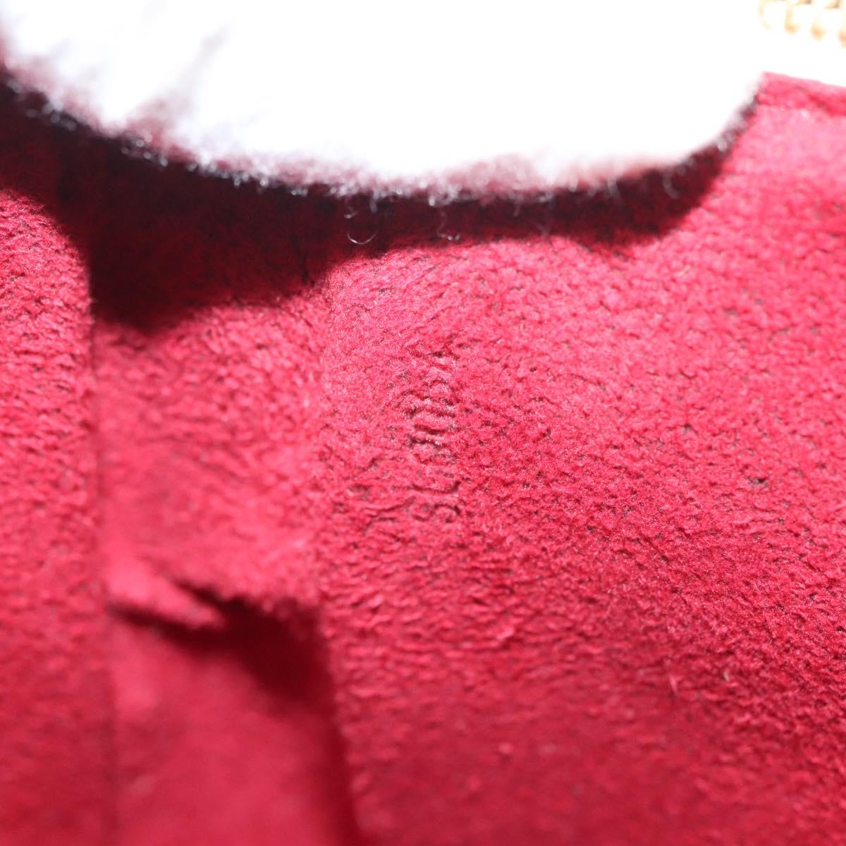 LOUIS VUITTON Multicolor Pochette Accessoires Pouch White M92649 LV Auth 127635V