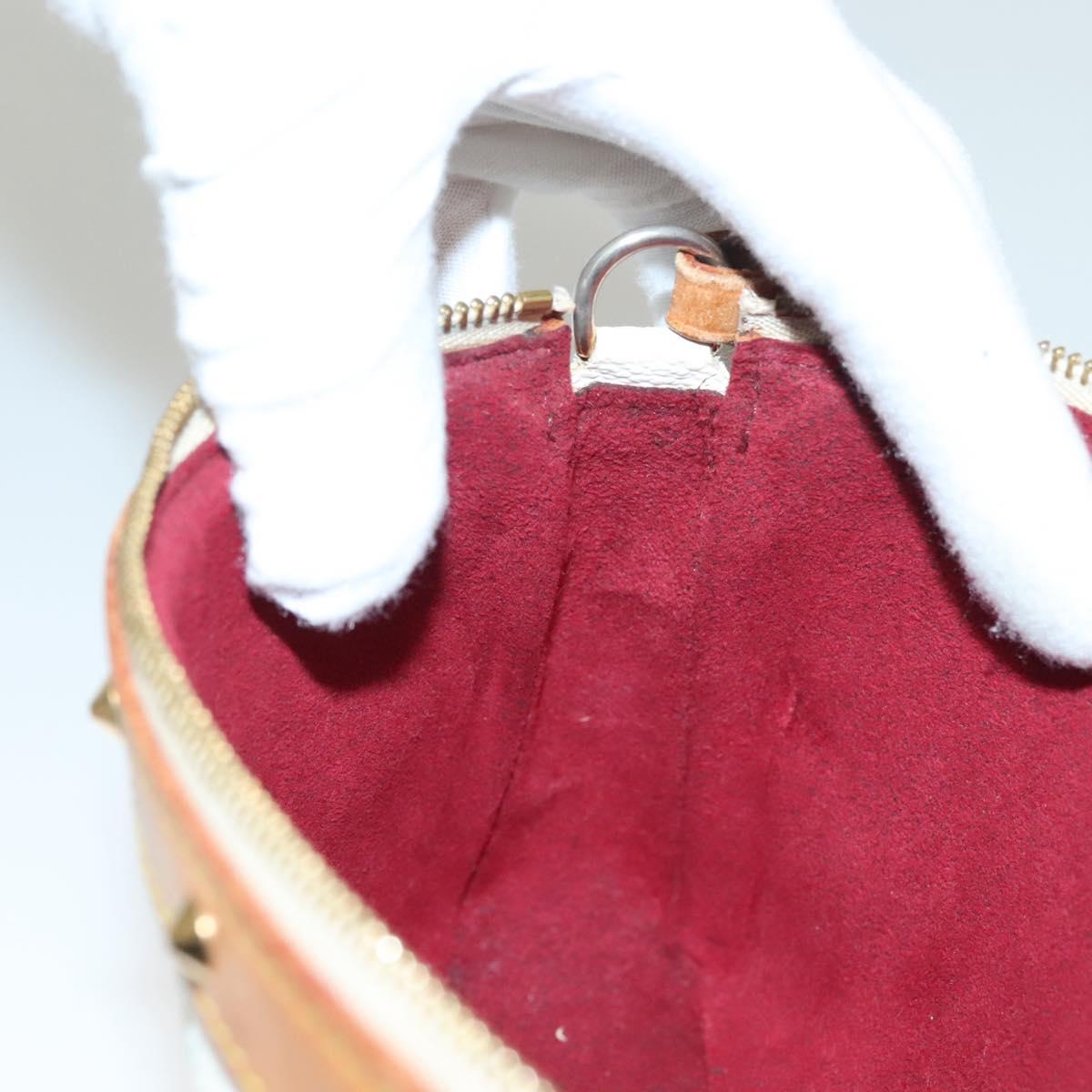 LOUIS VUITTON Multicolor Pochette Accessoires Pouch White M92649 LV Auth 127669V