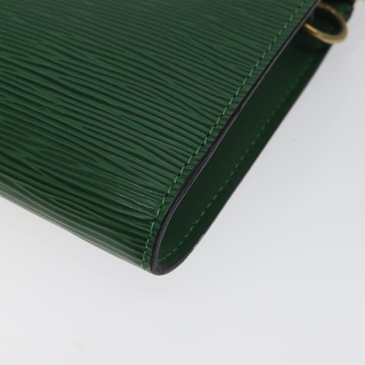 LOUIS VUITTON Epi Pochette Accessoires Pouch Green M52984 LV Auth 127700