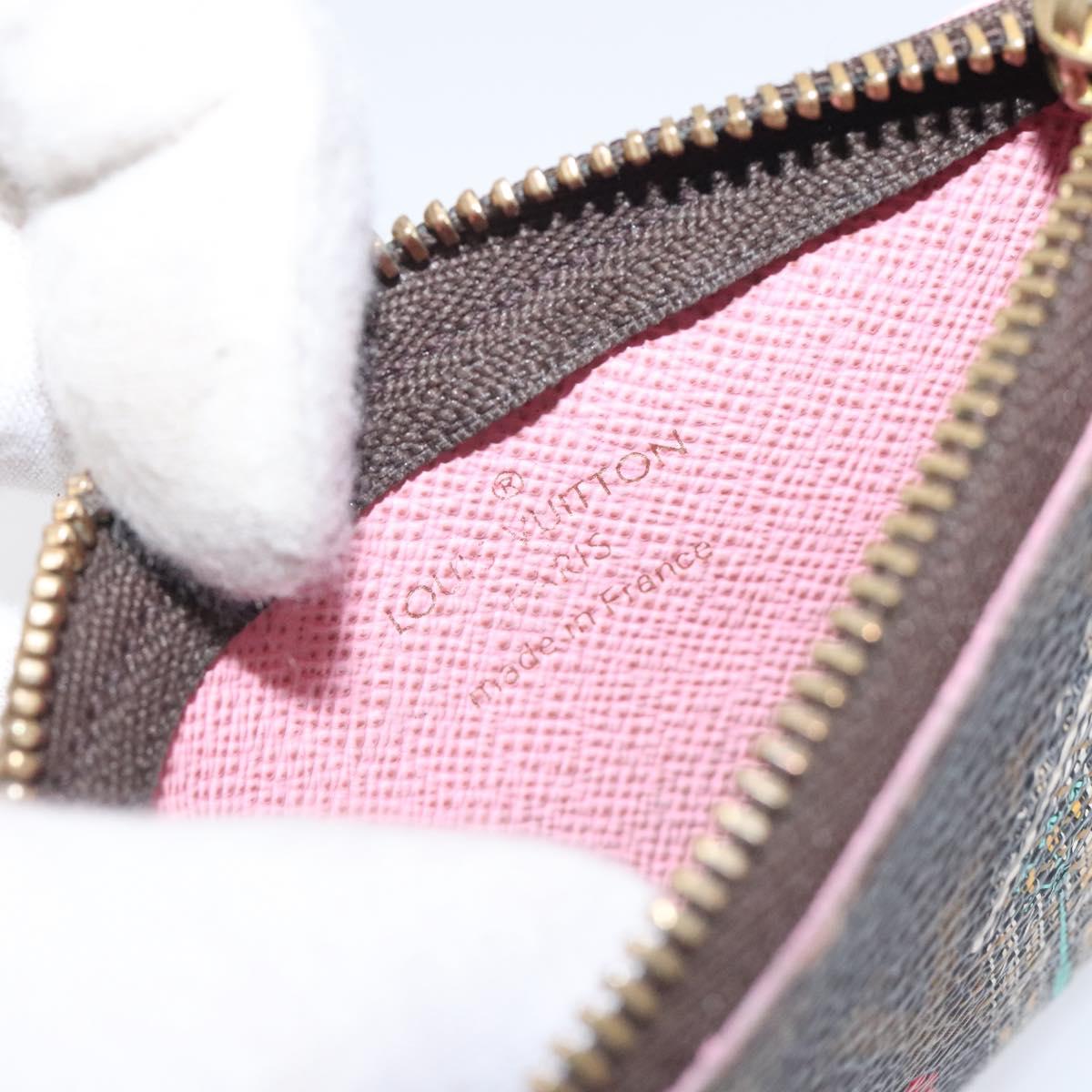LOUIS VUITTON Monogram Vivienne Pochette Cles Coin Purse M81639 LV Auth 127715A