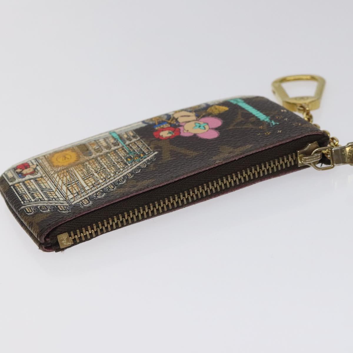 LOUIS VUITTON Monogram Vivienne Pochette Cles Coin Purse M81639 LV Auth 127715