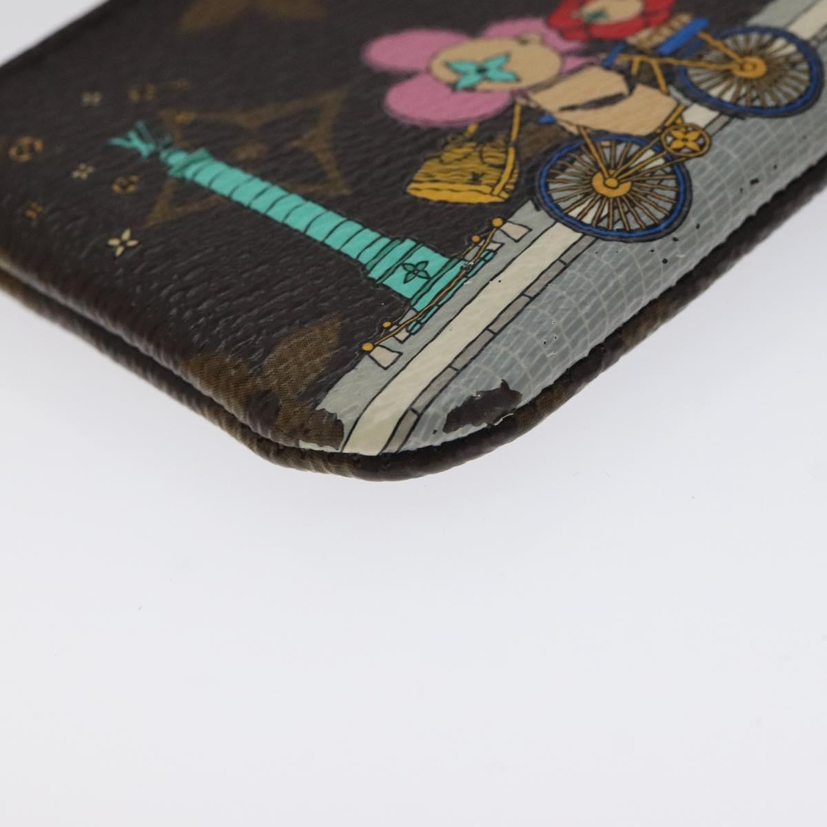 LOUIS VUITTON Monogram Vivienne Pochette Cles Coin Purse M81639 LV Auth 127715A