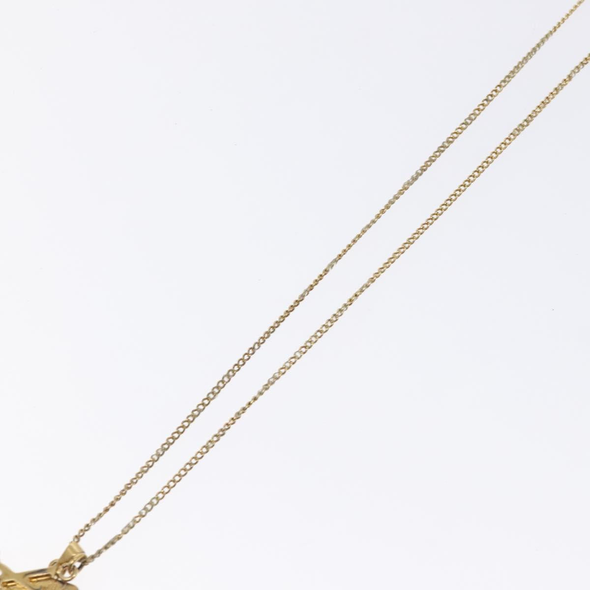 LOUIS VUITTON Collier Map LV Printed Initials City Paris M68261 LV Auth 127722