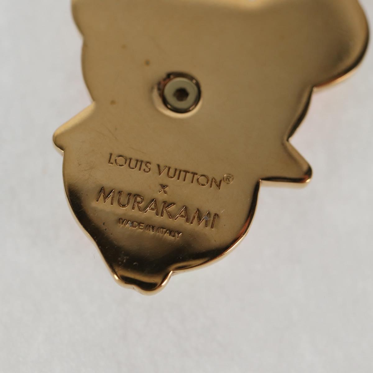 LOUIS VUITTON LVxTM 2 Necklace Super Flat metal Gold Tone M02499 LV Auth 127723SM