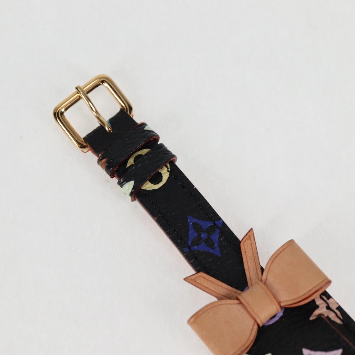 LOUIS VUITTON Monogram Multicolor Porto Address Bracelet M92599 LV Auth 127725V