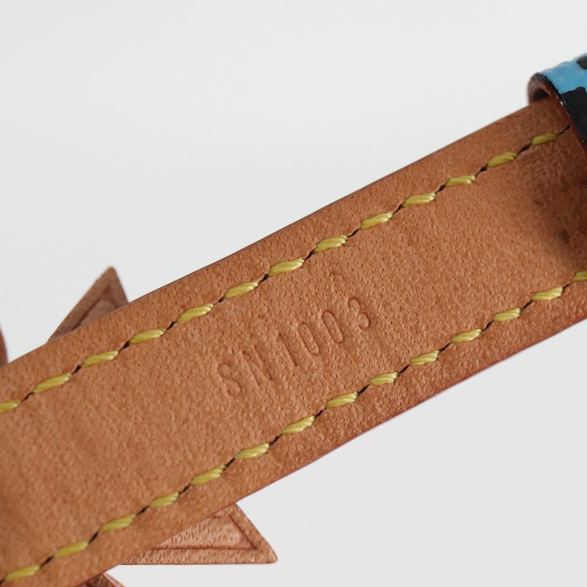 LOUIS VUITTON Monogram Multicolor Porto Address Bracelet M92599 LV Auth 127725V