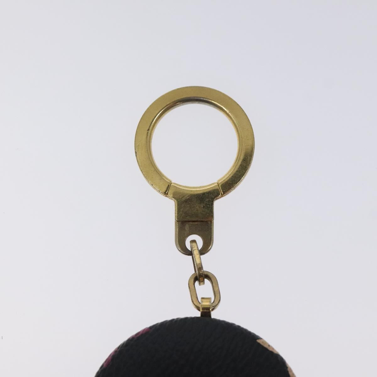 LOUIS VUITTON Monogram Multicolor Astropill Key Holder Black M51912 Auth 127727