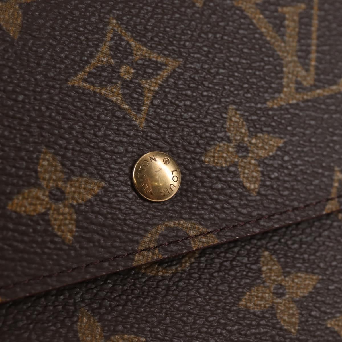 LOUIS VUITTON Monogram Porte Tresol International Wallet M61215 LV Auth 127744V