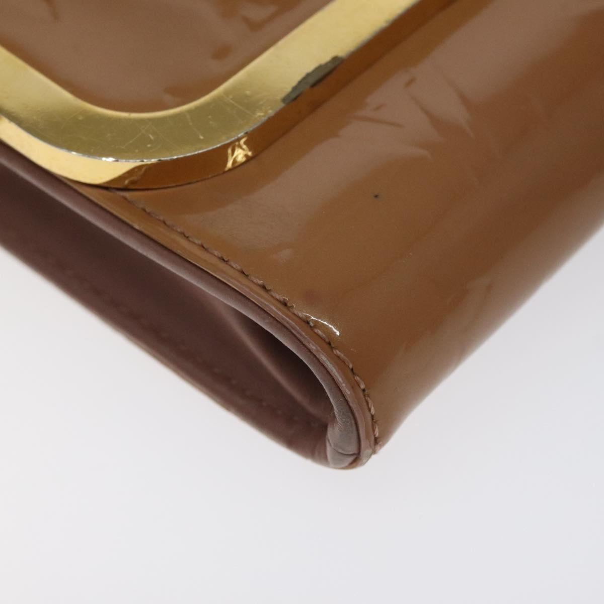 LOUIS VUITTON Vernis Rossmore MM Shoulder Bag Rose Velours M91589 LV Auth 127784