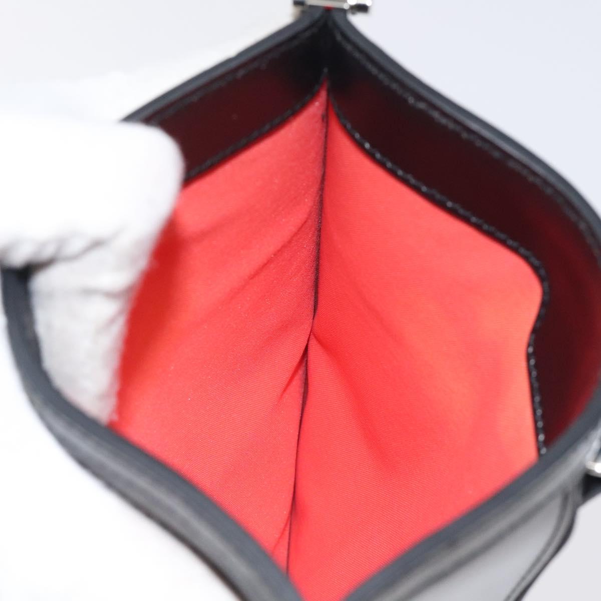 LOUIS VUITTON Epi Stretch Mojito Shoulder Bag Pouch Black M54612 LV Auth 127785