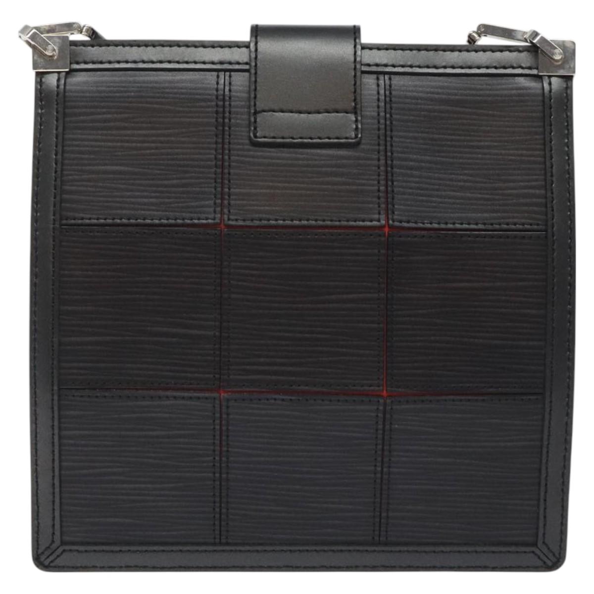 LOUIS VUITTON Epi Stretch Mojito Shoulder Bag Pouch Black M54612 LV Auth 127785