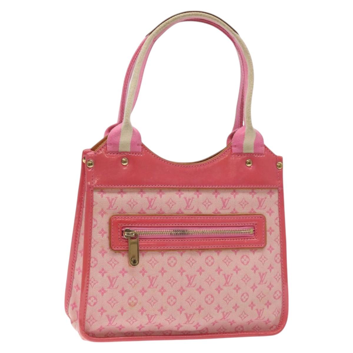 LOUIS VUITTON Monogram Mini Sac Catrain Hand Bag Strawberry M92930 Auth 127805