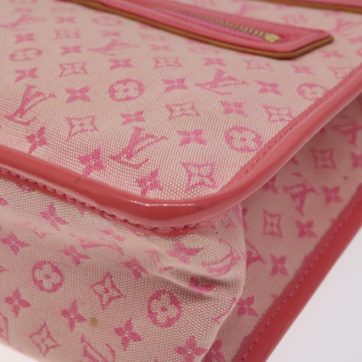 LOUIS VUITTON Monogram Mini Sac Catrain Hand Bag Strawberry M92930 Auth 127805