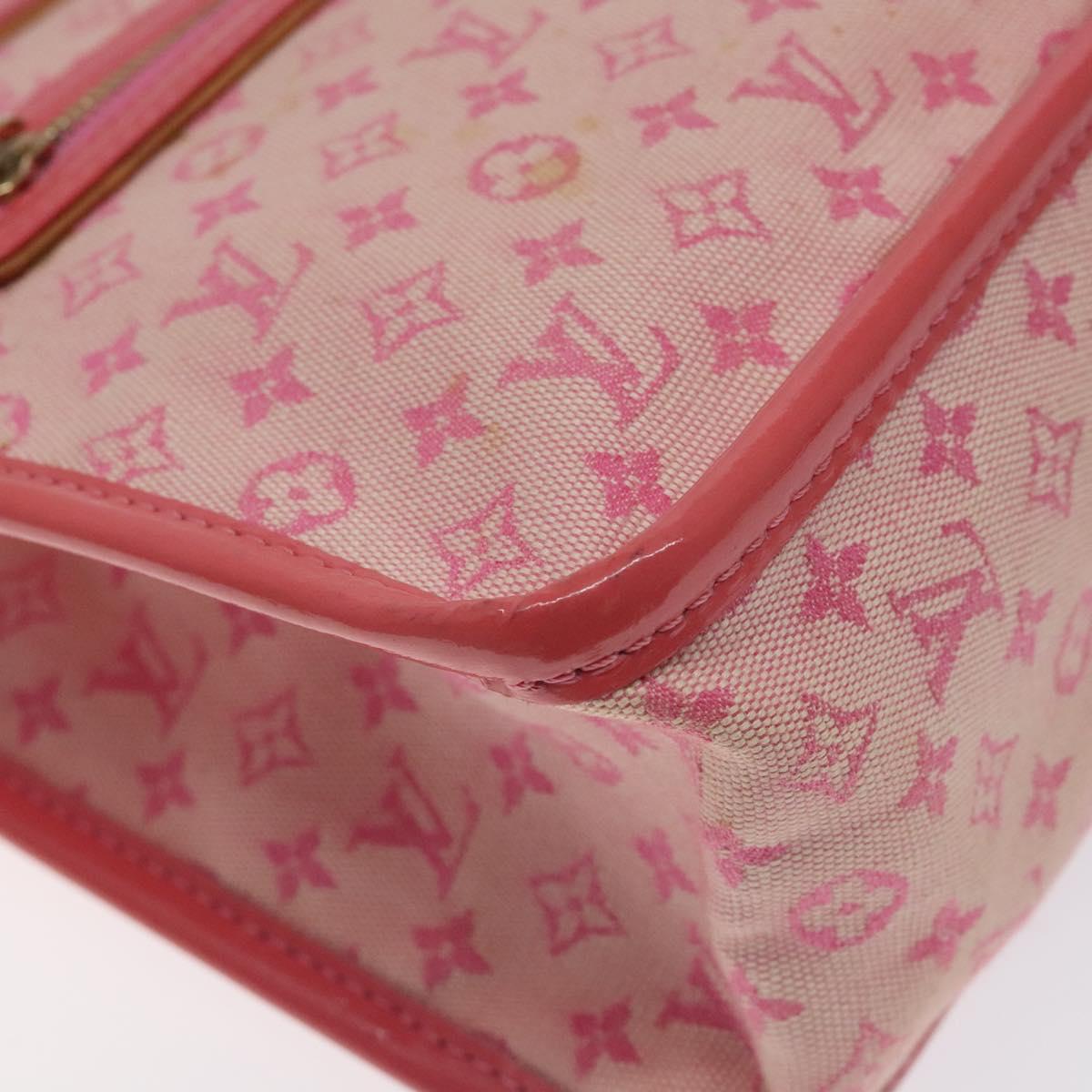 LOUIS VUITTON Monogram Mini Sac Catrain Hand Bag Strawberry M92930 Auth 127805