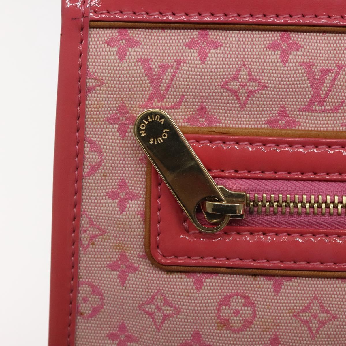 LOUIS VUITTON Monogram Mini Sac Catrain Hand Bag Strawberry M92930 Auth 127805