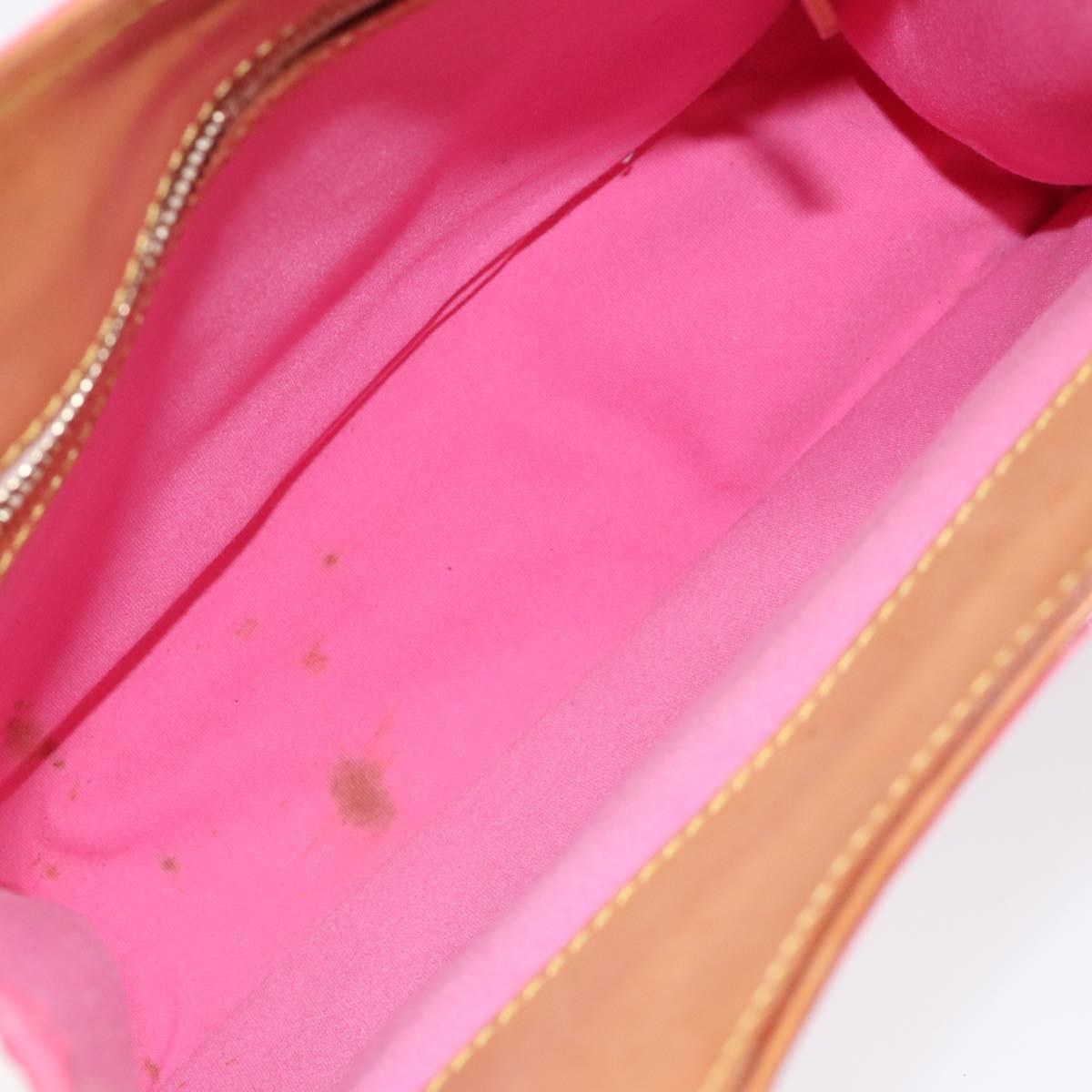 LOUIS VUITTON Monogram Mini Sac Catrain Hand Bag Strawberry M92930 Auth 127805