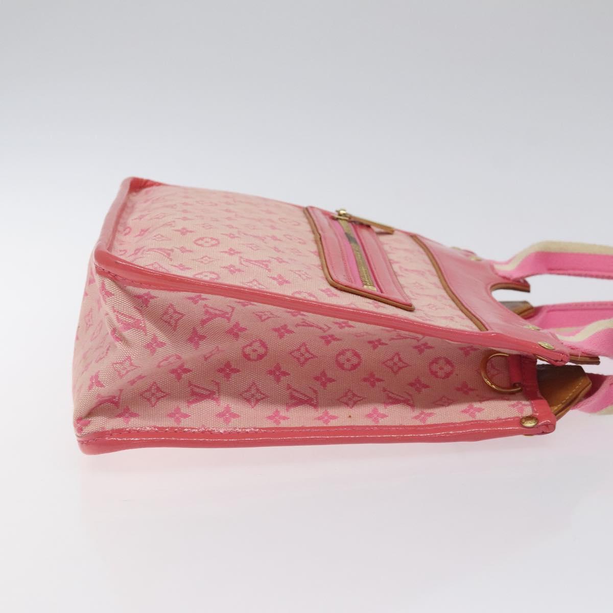 LOUIS VUITTON Monogram Mini Sac Catrain Hand Bag Strawberry M92930 Auth 127805