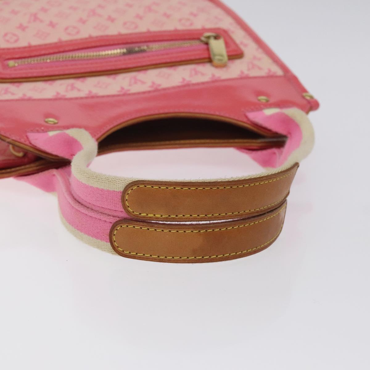 LOUIS VUITTON Monogram Mini Sac Catrain Hand Bag Strawberry M92930 Auth 127805