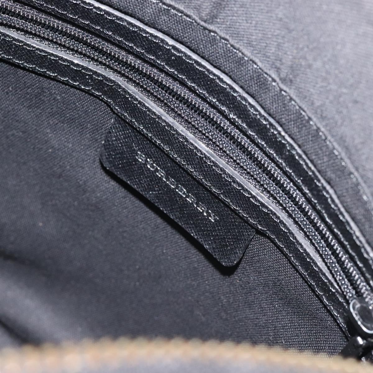 BURBERRY Nova Check Hand Bag Canvas Beige Auth 127834