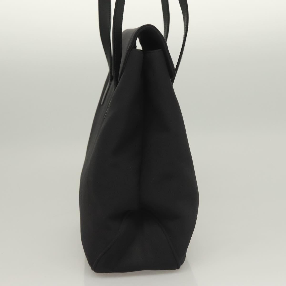 Salvatore Ferragamo Shoulder Bag Canvas Black Auth 127852