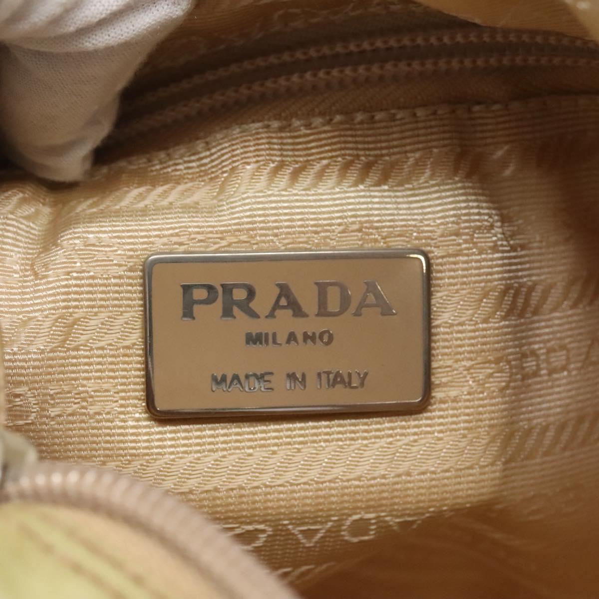 PRADA Tote Bag Nylon Light green Auth 127872