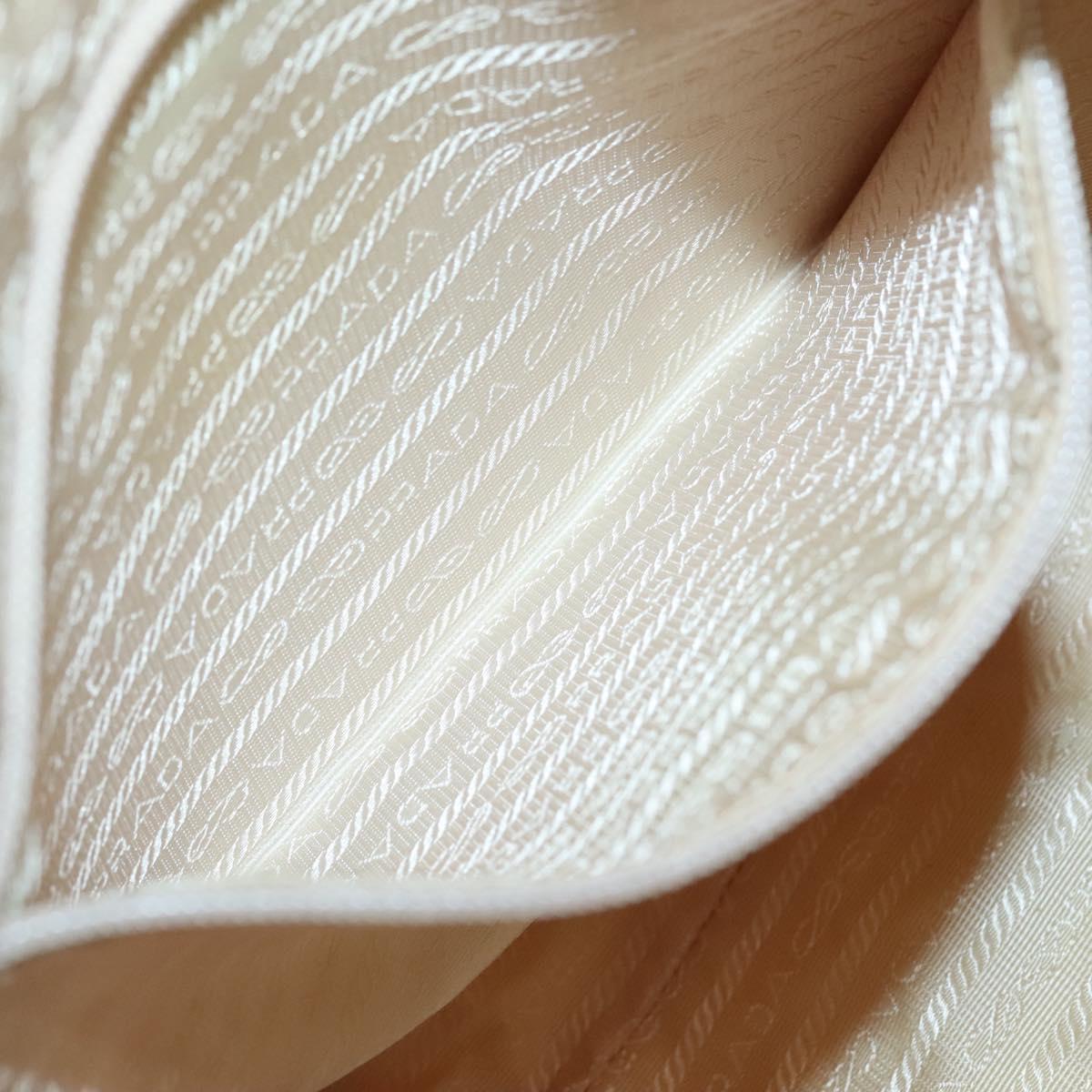 PRADA Tote Bag Nylon Light green Auth 127872