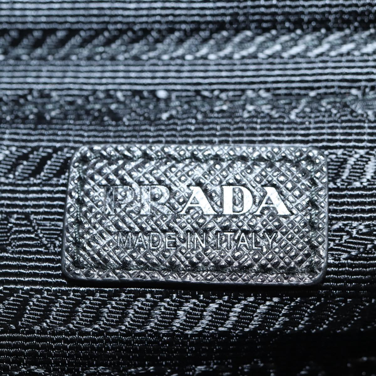 PRADA Shoulder Bag Nylon Black Auth 127896M