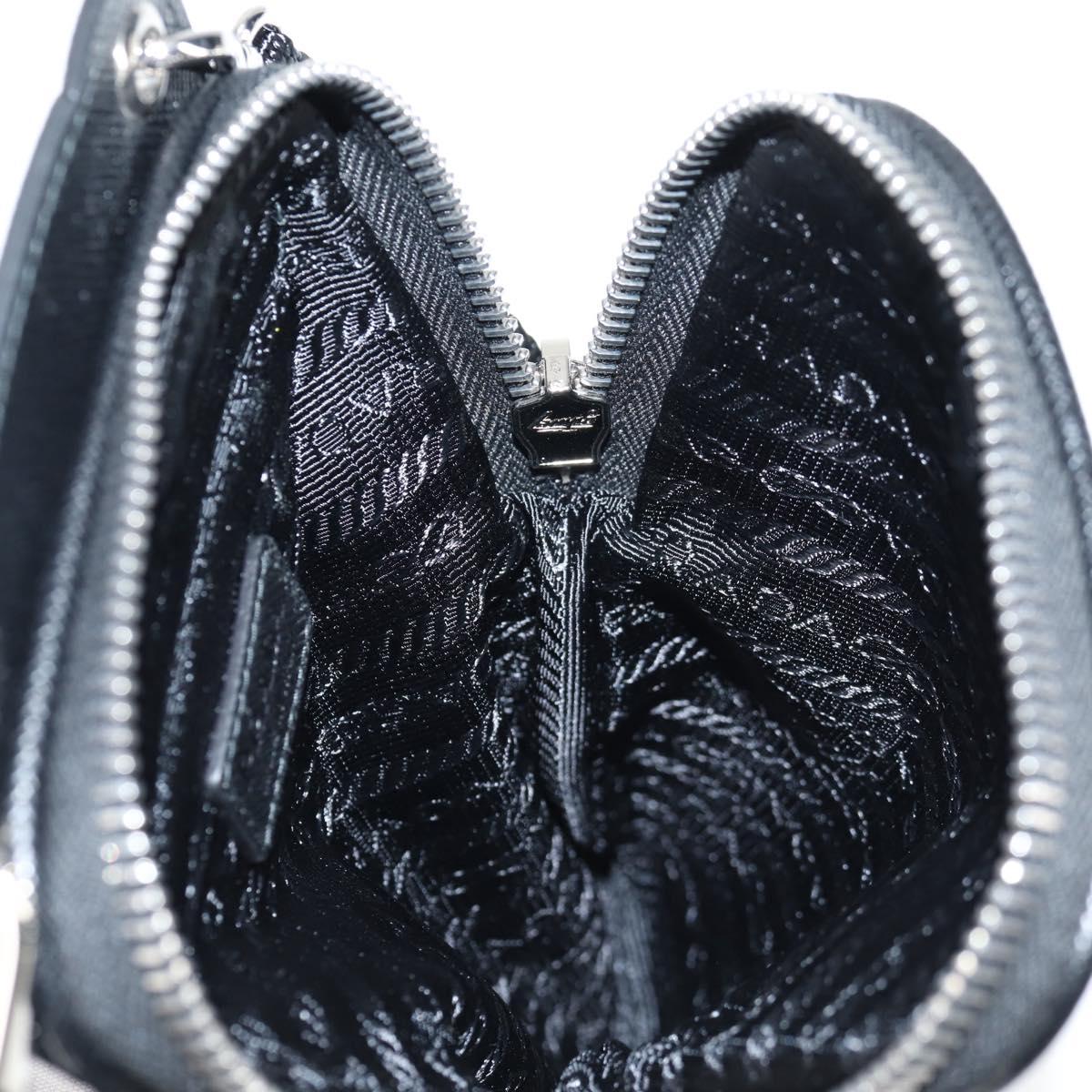 PRADA Shoulder Bag Nylon Black Auth 127896M