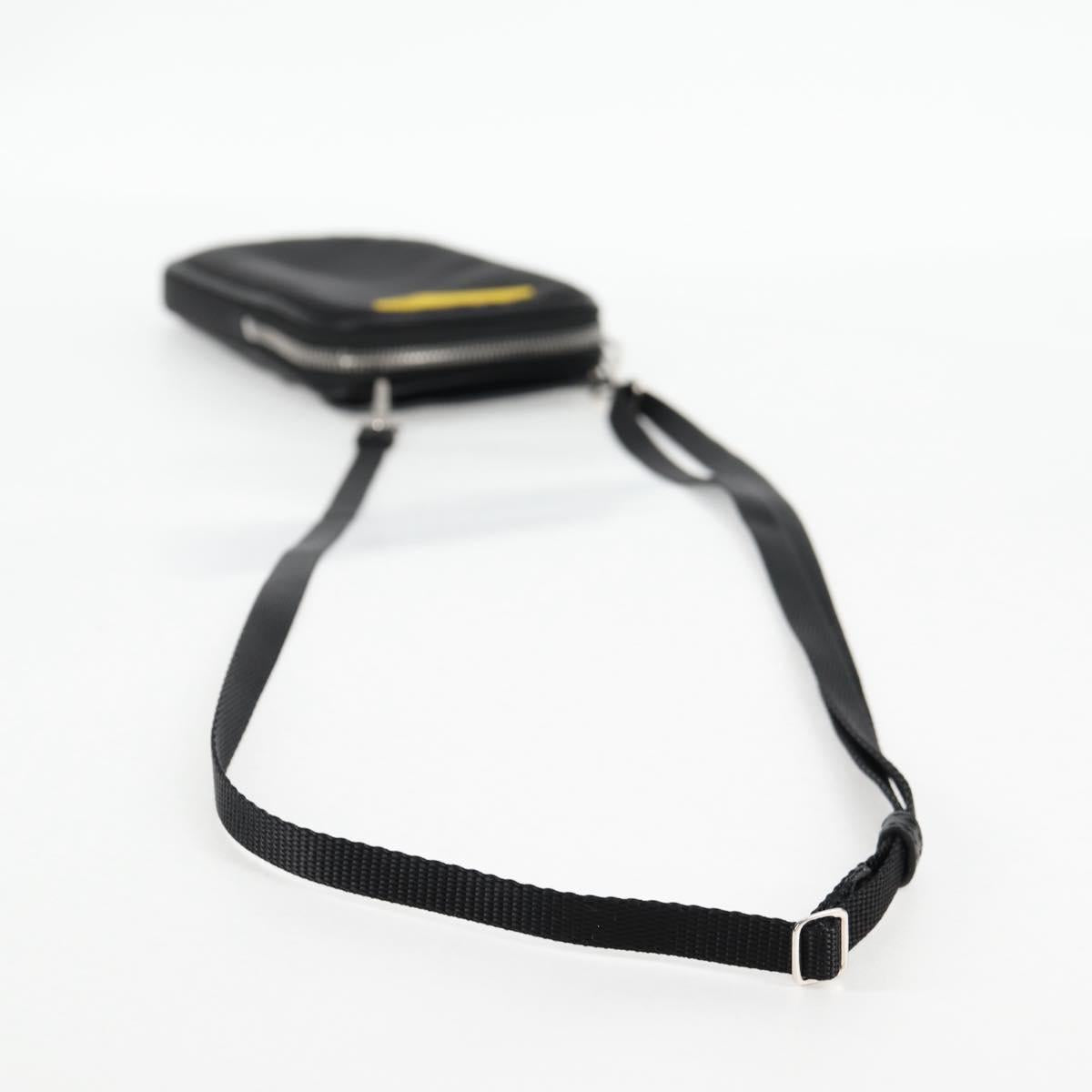 PRADA Shoulder Bag Nylon Black Auth 127896M