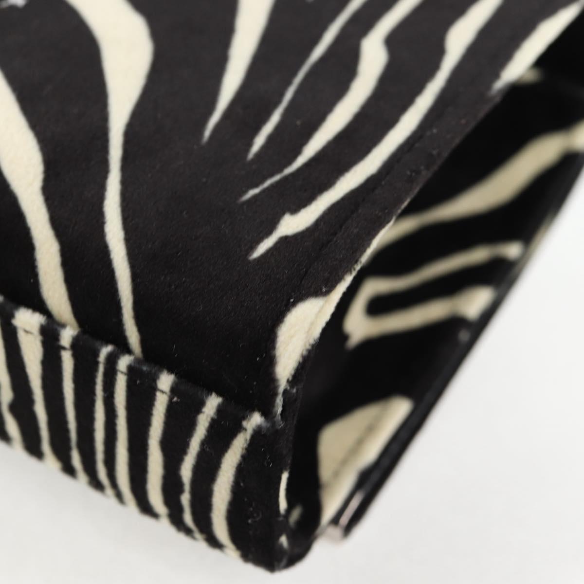 SAINT LAURENT Chain Bag Fabric Zebra Pattern 707690 FAAIA 1075 Auth 127912M