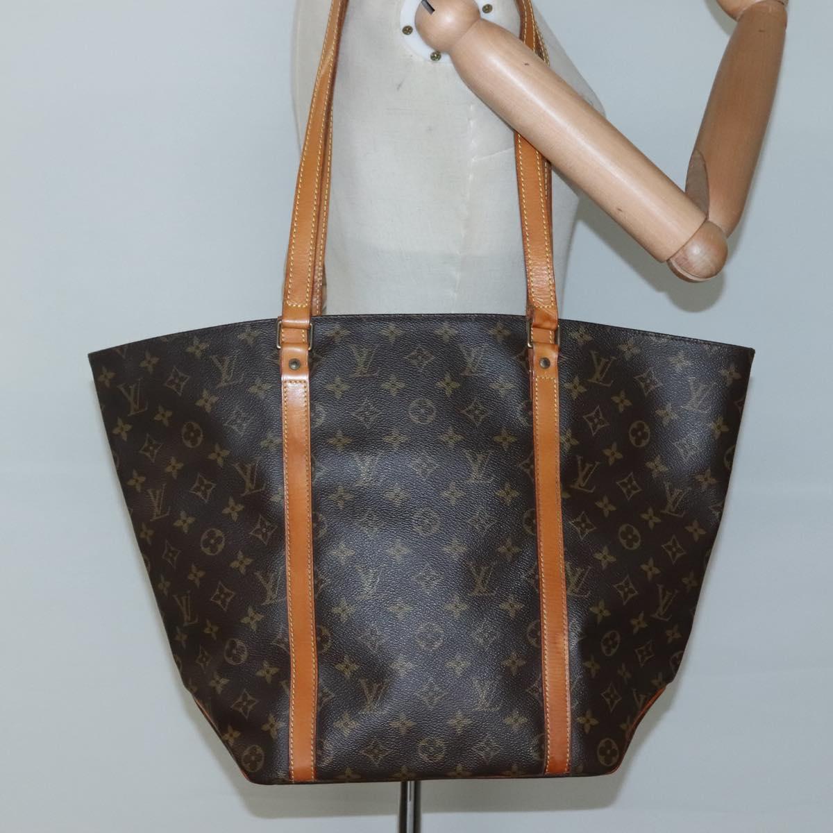 LOUIS VUITTON Monogram Sac Shopping Tote Bag M51108 LV Auth 127935