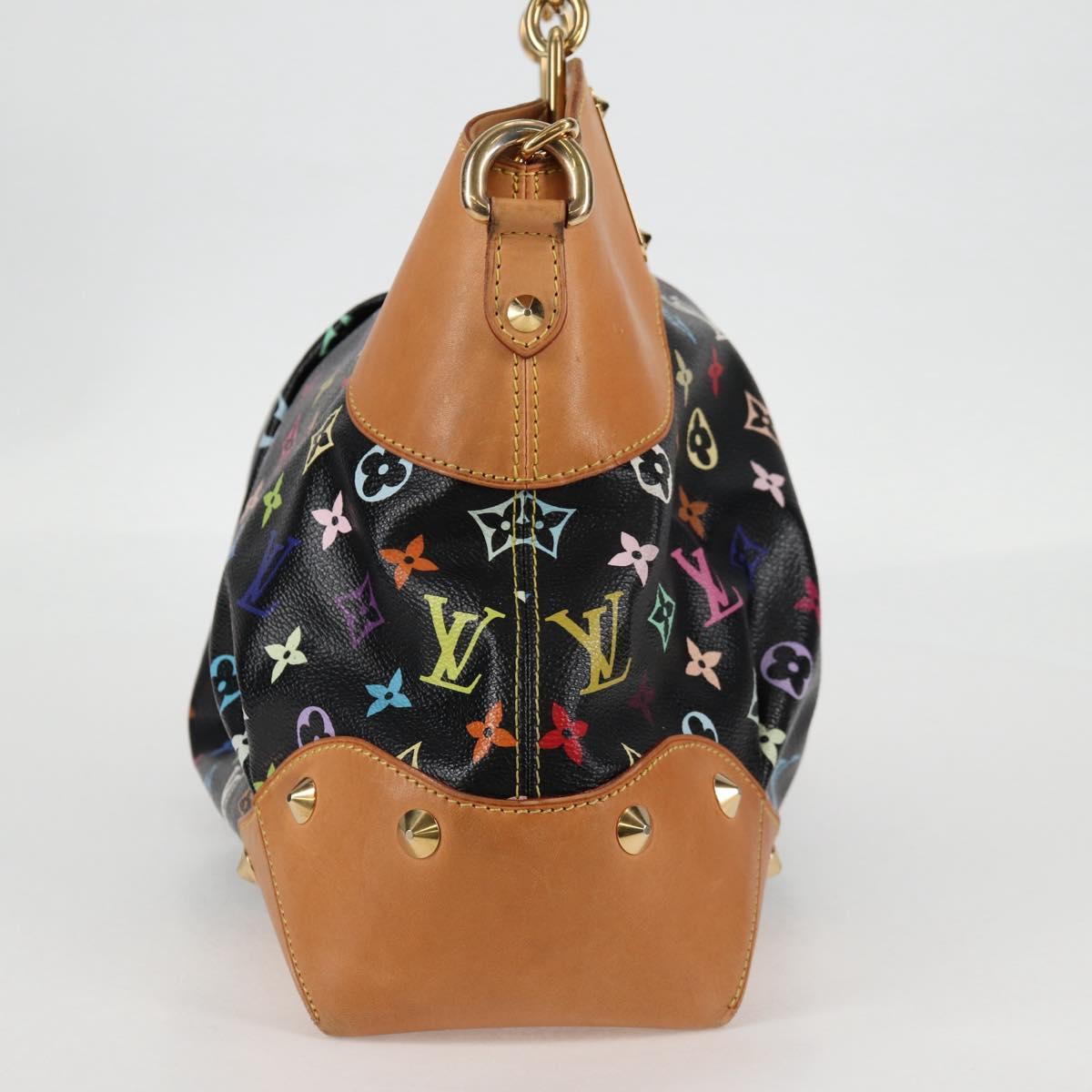LOUIS VUITTON Monogram Multicolor Judy GM Bag 2way Black M40254 LV Auth 127947V