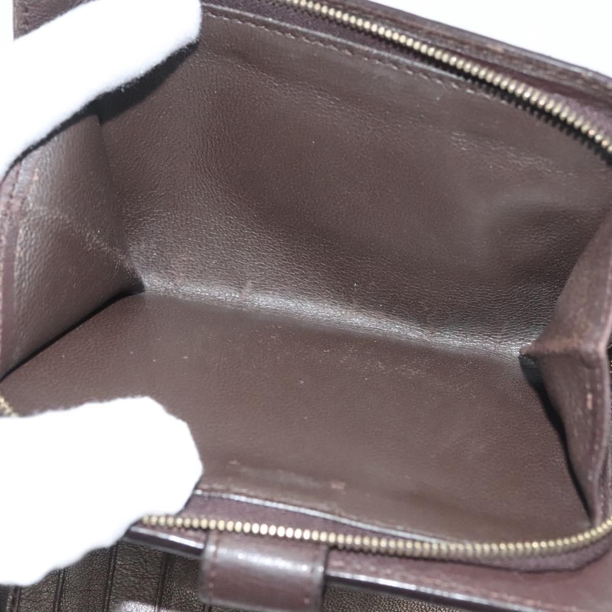 BOTTEGA VENETA INTRECCIATO Wallet Leather Brown 121060 Auth 127951