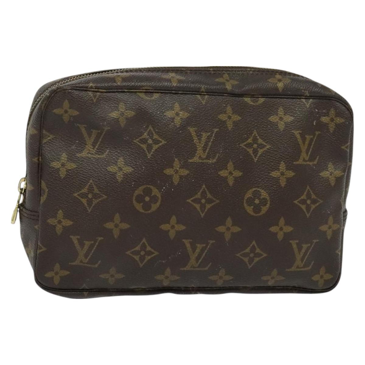 LOUIS VUITTON Monogram Trousse Toilette 23 Clutch Bag M47524 LV Auth 127956