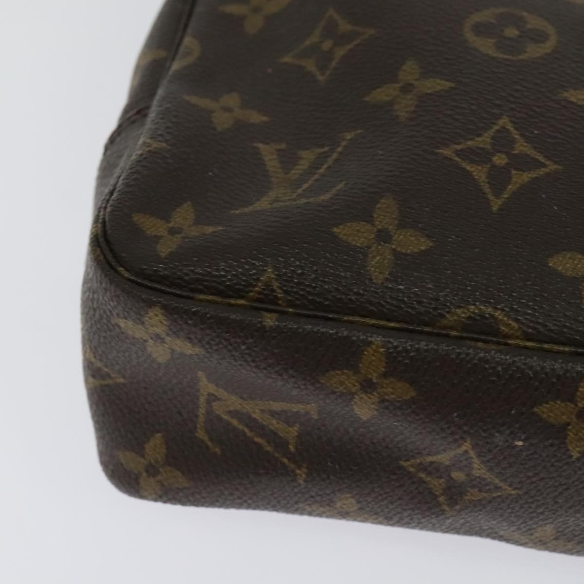 LOUIS VUITTON Monogram Trousse Toilette 23 Clutch Bag M47524 LV Auth 127956