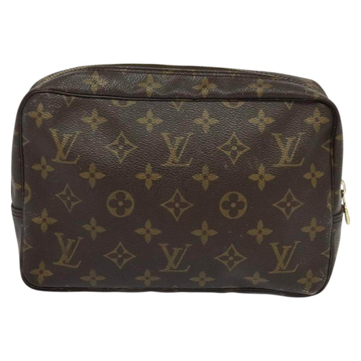 LOUIS VUITTON Monogram Trousse Toilette 23 Clutch Bag M47524 LV Auth 127956