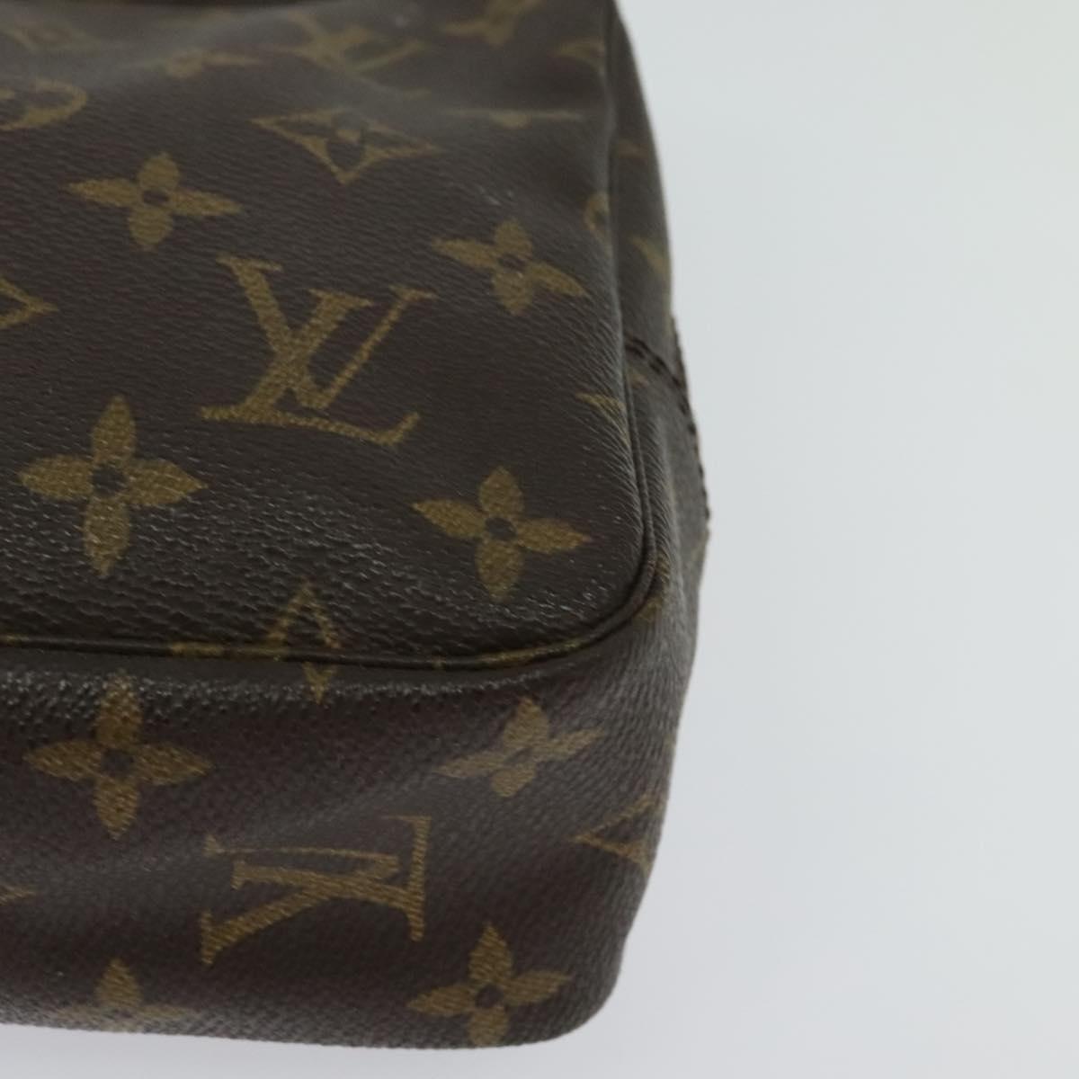 LOUIS VUITTON Monogram Trousse Toilette 23 Clutch Bag M47524 LV Auth 127956