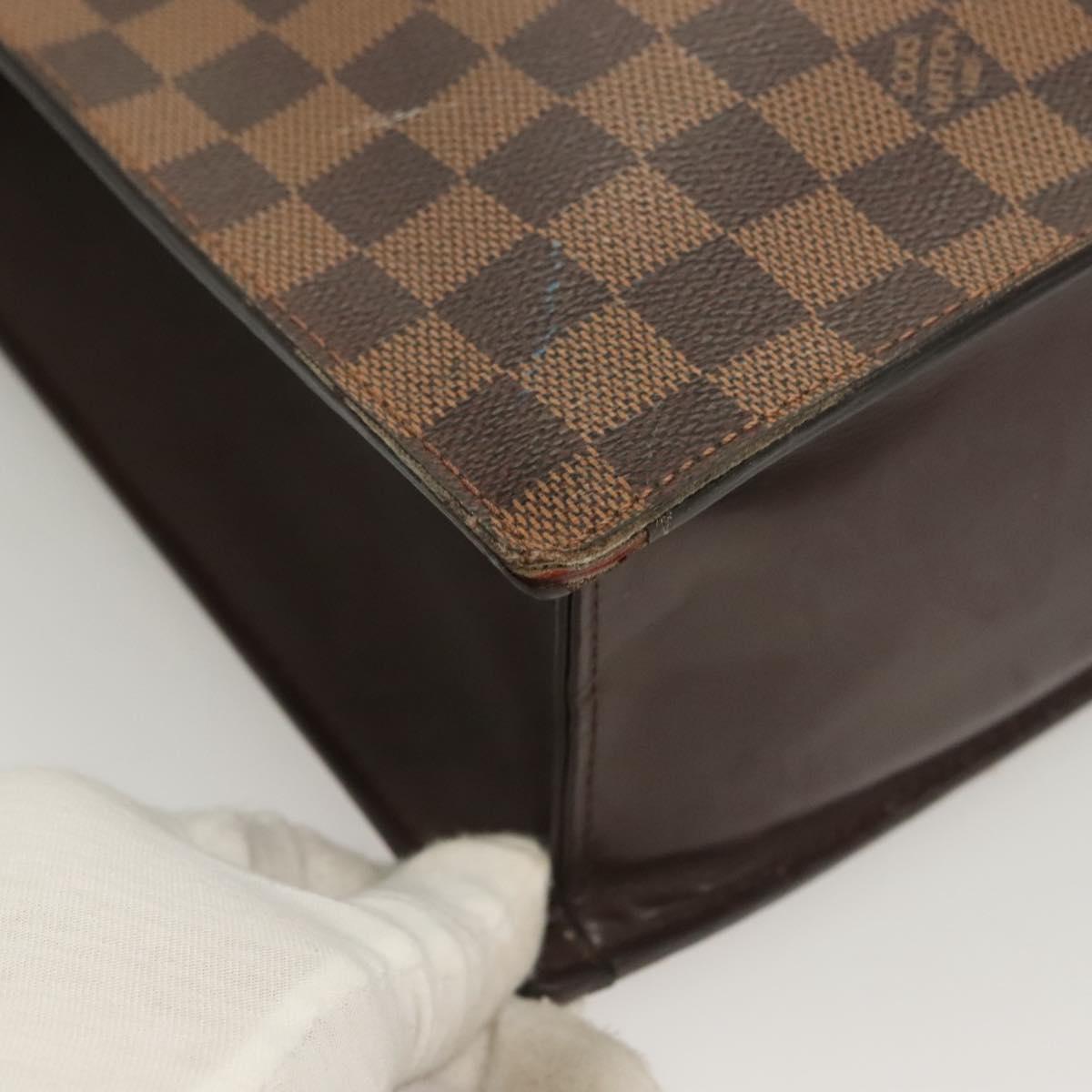 LOUIS VUITTON Damier Ebene Venice GM Hand Bag N51146 LV Auth 127962