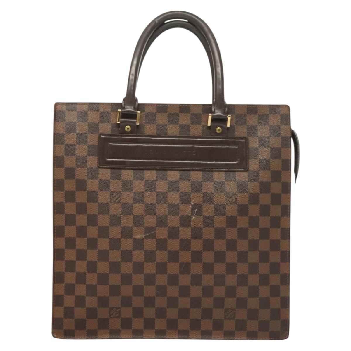 LOUIS VUITTON Damier Ebene Venice GM Hand Bag N51146 LV Auth 127962