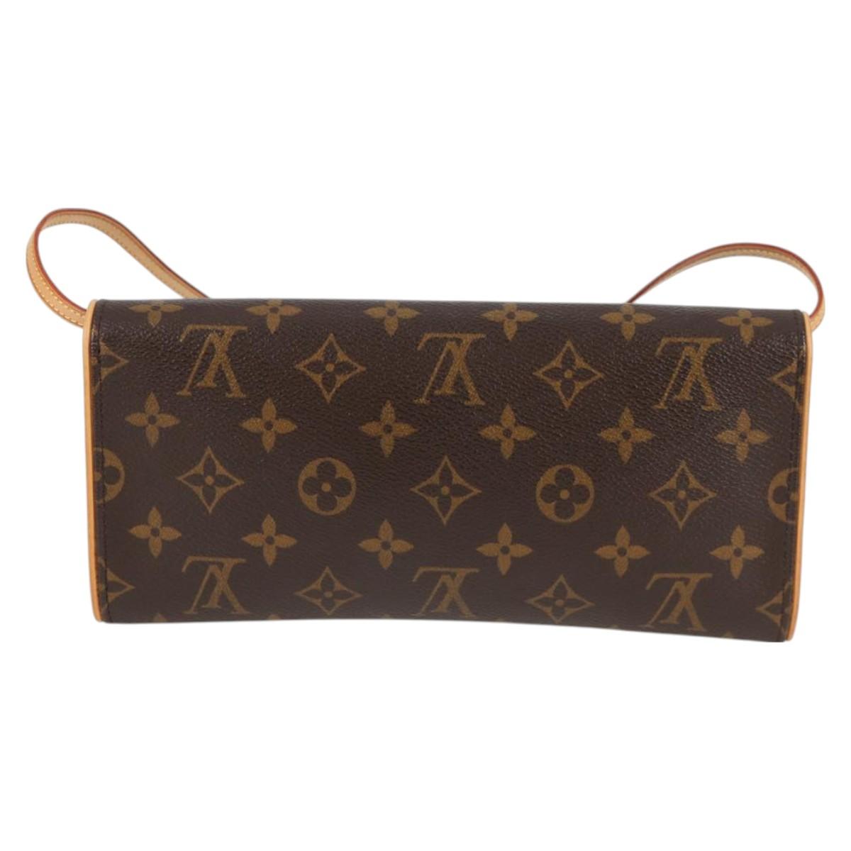 LOUIS VUITTON Monogram Pochette Twin GM Shoulder Bag M51852 LV Auth 127965V
