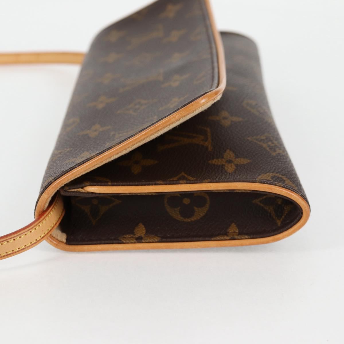 LOUIS VUITTON Monogram Pochette Twin GM Shoulder Bag M51852 LV Auth 127965V