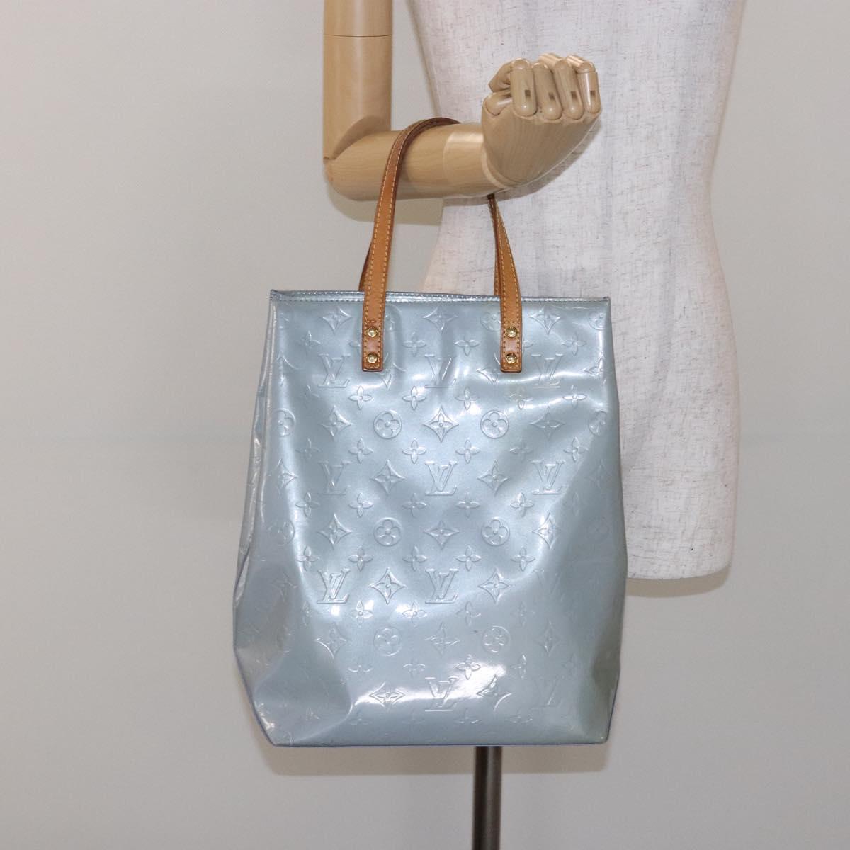 LOUIS VUITTON Monogram Vernis Reade MM Hand Bag Lavande M91226 LV Auth 127968