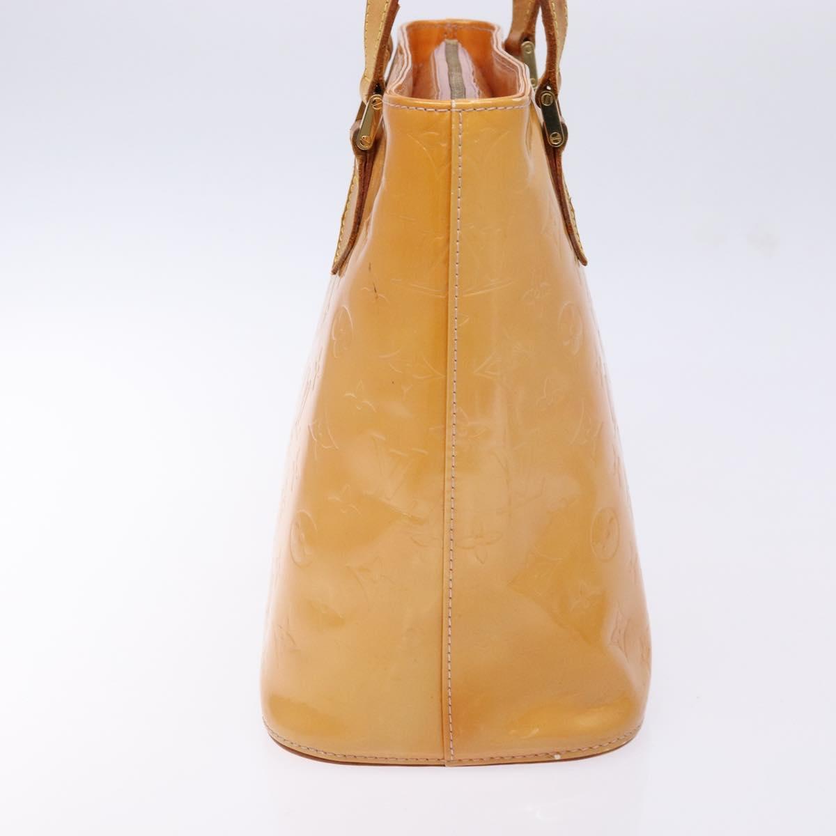 LOUIS VUITTON Monogram Vernis Houston Bag Marshmallow Pink M91302 LV Auth 127969