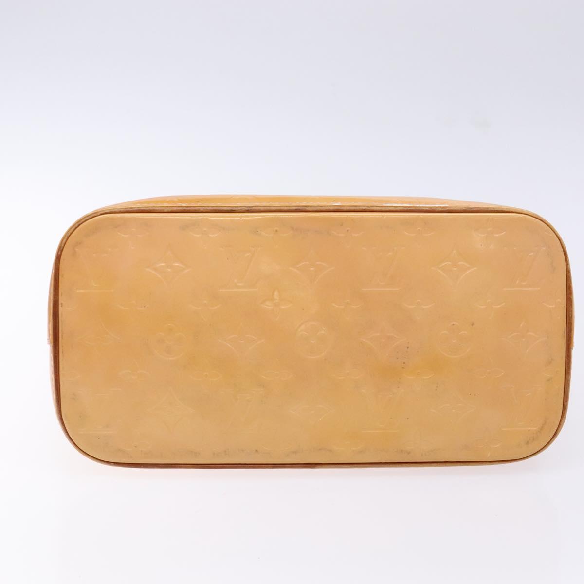 LOUIS VUITTON Monogram Vernis Houston Bag Marshmallow Pink M91302 LV Auth 127969