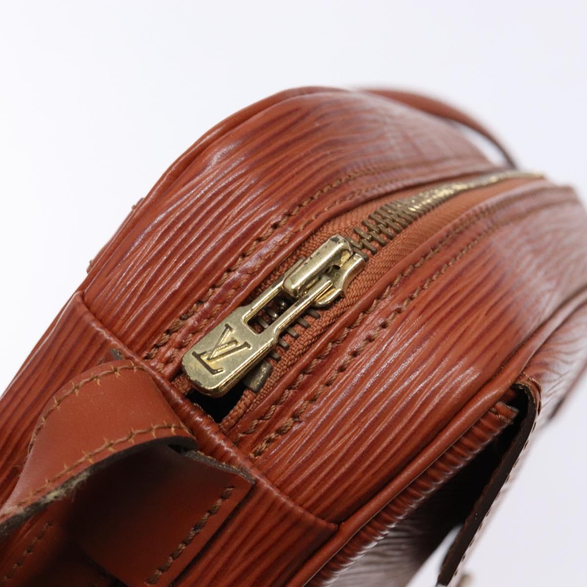 LOUIS VUITTON Epi Jeune FilleMM Shoulder Bag Brown M52153 LV Auth 127970