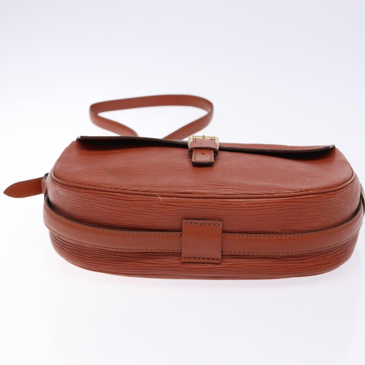 LOUIS VUITTON Epi Jeune FilleMM Shoulder Bag Brown M52153 LV Auth 127970