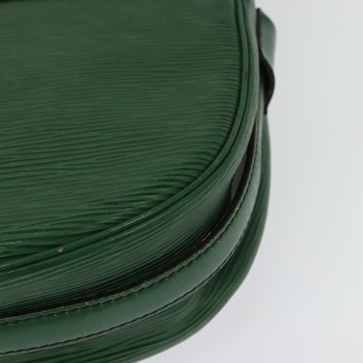 LOUIS VUITTON Epi Jeune Fille MM Shoulder Bag Green M52154 LV Auth 127978
