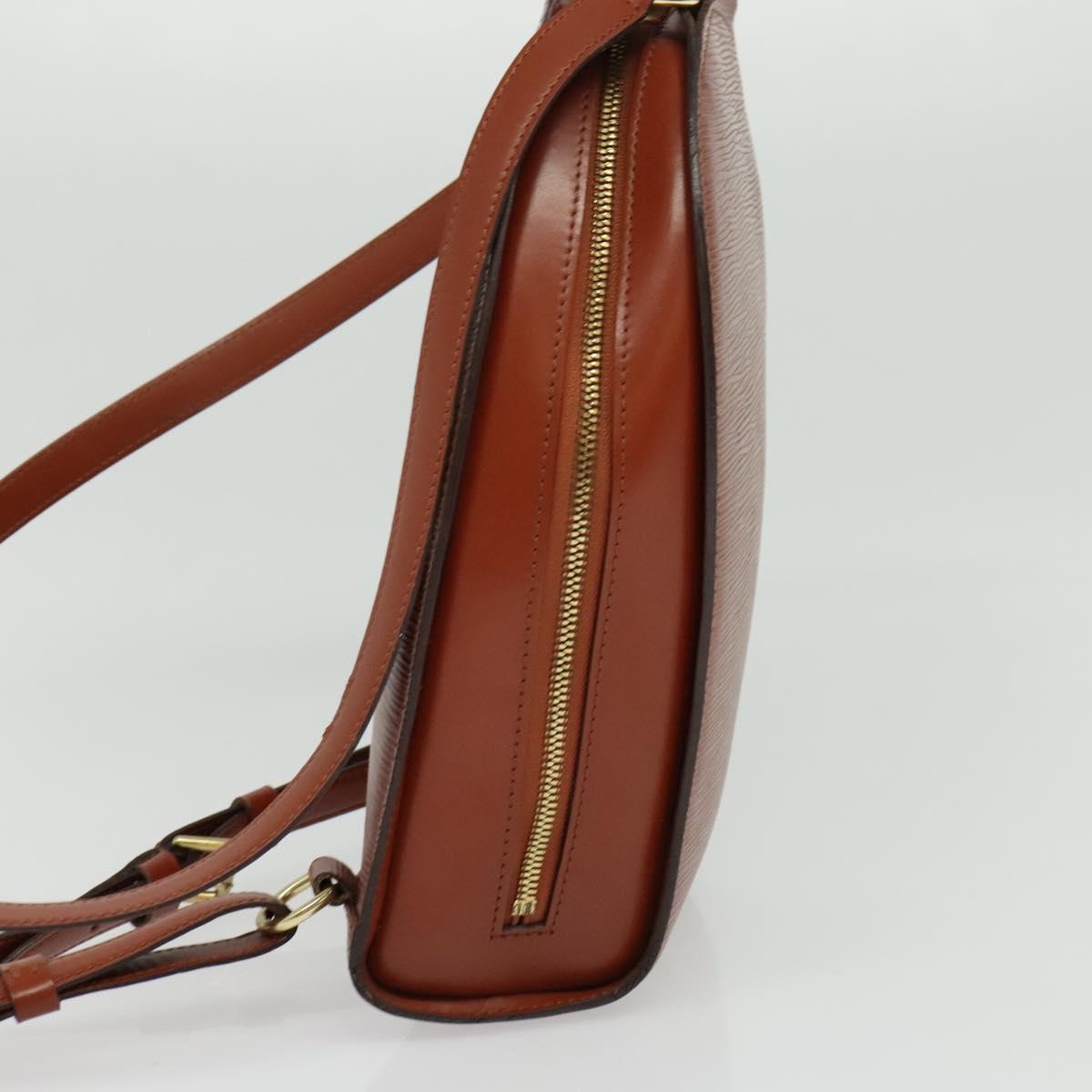 LOUIS VUITTON Epi Mabillon Backpack Brown M52233 LV Auth 127981