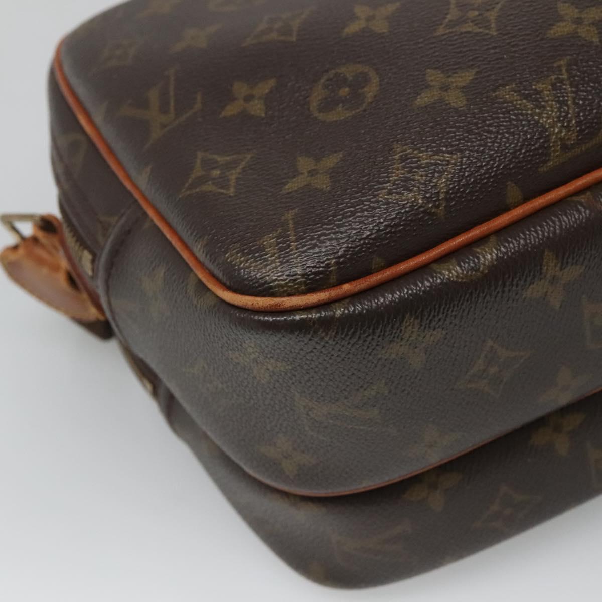 LOUIS VUITTON Monogram Reporter PM Shoulder Bag M45254 LV Auth 128004