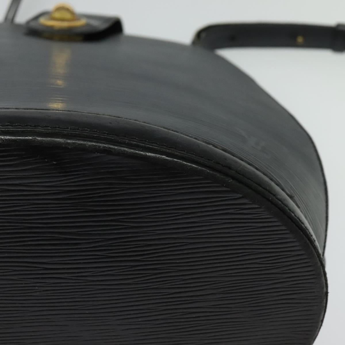 LOUIS VUITTON Epi Cluny Shoulder Bag Black M52252 LV Auth 128080